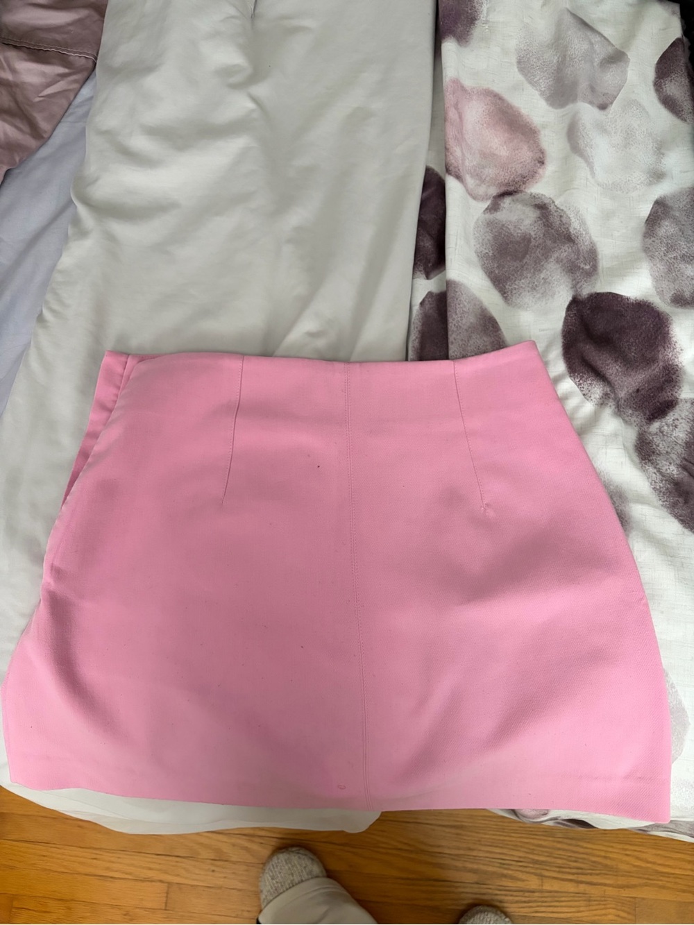 Dynamite Pink Mini Skirt